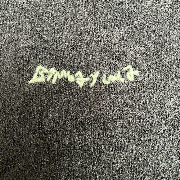 Bimba Y Lola Logo Embroidered V-Neck Jumper Sweater - Picture 7 of 8